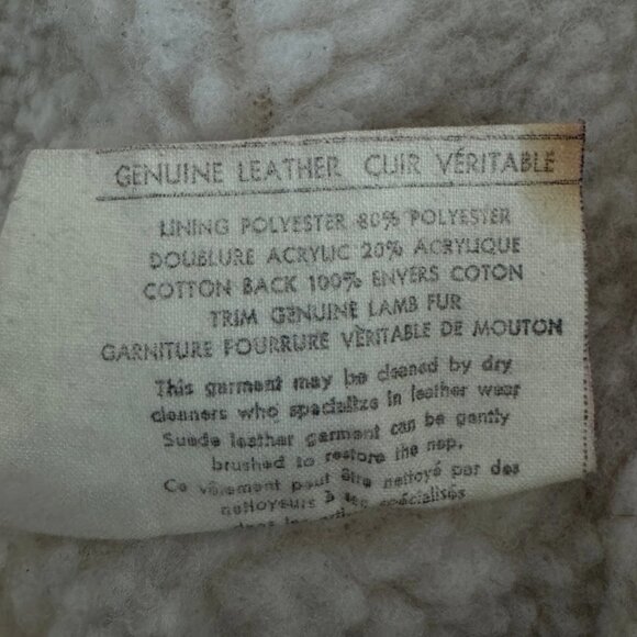 Purple Suede Sheepskin Shearling Leather Vintage Fur Penny Lane Long Maxi Coat S - Picture 9 of 12